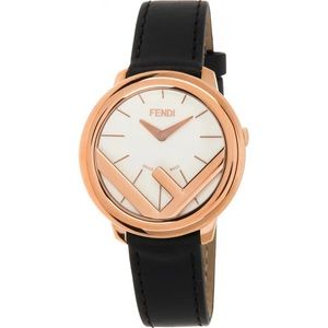 FENDI RUN AWAY 36MM WATCH FF LOGO